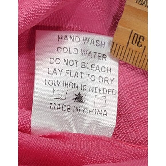 Baby Doll Blouse Pink Deep V-Neck Sew In Love Size Womens Small New in Bag - Picture 4 of 7